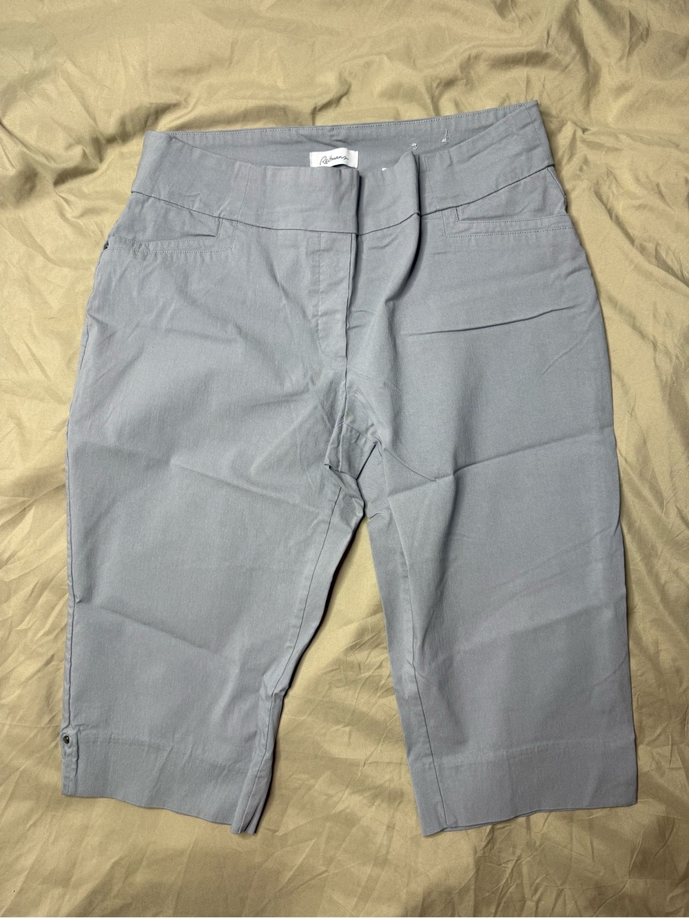 Reitmans Gray Crop Pants Womens Petites 14